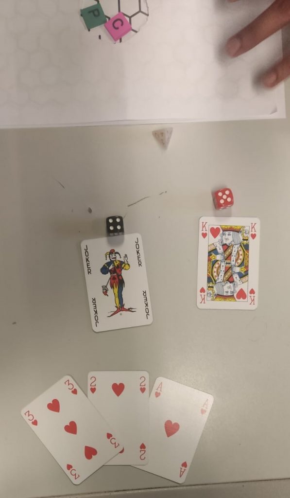 Testing the Paper Prototype (Combat System)
